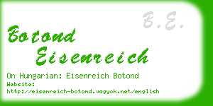 botond eisenreich business card